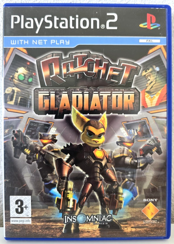 Ratchet gladiator ps2 pal cib - ratchet,